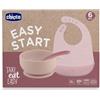 CHICCO (ARTSANA SpA) chicco easy start set pappa silicone rosa 6m+