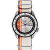 SEIKO Orologio automatico da uomo, 5 sport, calendario giorno/data, lancette e indici LumiBrite, lunetta girevole, impermeabile fino a 100 m