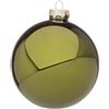 Bizzotto Sfera di Natale Verde Muschio Lucido D 10 cm in Vetro - Decorazione per Albero
