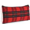 Bizzotto Cuscino Richard Tartan Rosso 40x60 cm Cuscino Decorativo Natalizio