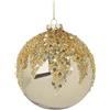 Bizzotto Sfera di Natale Triumph D 100 Mm Vetro Oro