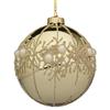 Bizzotto Sfera di Natale Gem D 100 Mm Vetro Lucido Champagne