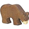 Holztiger Figurina Orso Bruno mangiando