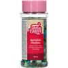 FunCakes Sprinkle Medley Dino: Cake Sprinkles, grande gusto, Perfect per la decorazione di torte, Sprinkle Mix. 65 g.