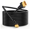 QIQIAZI XT60 - Cavo di prolunga per pannello solare, 3,5 m, 16 AWG, cavo adattatore XT60 femmina a maschio per EcoFlow Delta/River, Bluetti, Anker SOLIX Power Station portatile, cavo di ricarica solare