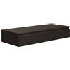 Selsey Postazione Trucco Moderna Nera Toeletta Trucco Sospesa 120 cm con 2 Cassetti Toeletta Trucco con Sgabello Elegante e Resistente, Perfetta per Interni Contemporanei e Spazi Compatti