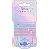 CERDÁ LIFE'S LITTLE MOMENTS Disney Stitch - Elastici per capelli per ragazze e donne, elastici per coda di cavallo con ciondolo a punto - 8 pezzi