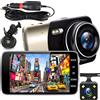 Retoo Dashcam auto con telecamera posteriore fotocamera auto Dash Cam auto fotocamera videoregistratore DVR 4 pollici display LCD Mini Driving Recorder Loop Full HD 1080p 170 ° G-Sensor Car Retoo