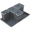 Elletipi Contenitore per la raccolta differenziata Elletipi PTC28 09050 2F C10 PPV, dotato di cassetto