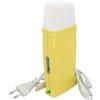 EpilWax - Epilatore Royal da 35 Watt, riscaldatore di cera per epilazione professionale, cera roll-on da 100 ml con strisce per epilazione - "Dispositivo per epilazione, riscaldamento della cartuccia di cera" (giallo)