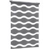 Sekey Tenda a rullo a due strati "Wellen Klemmfix" senza foratura, ideale per finestre, larghezza 40 cm