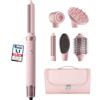 MESCOMB Airstyler 6 in 1, asciugacapelli multifunzione con piastra per capelli, arricciacapelli automatico e diffusore