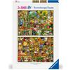 Ravensburger Spielverlag Ravensburger Puzzle 12000381 - Colin Thompson - 2 puzzle da 1000 pezzi, per adulti