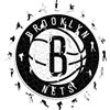 Iconic Puzzles Puzzle iconici - Brooklyn Nets, logo, puzzle in legno, prodotto con licenza ufficiale della N