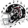 Iconic Puzzles - Casco degli Atlanta Falcons, puzzle in legno con licenza ufficiale NFL, 10 pezzi