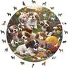 Iconic Puzzles Puzzle iconici: Cuccioli nel giardino, Animali fantastici, legno proveniente da fonti sostenibili al 100%