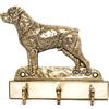 Rottweiler - portachiavi con cane, supporto in ottone per accessori per cani, el