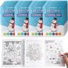 36 Libri da Colorare Natalizi Calendario Avvento Riempitivo Calze Natalizie