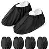 flintronic Copriscarpe Riutilizzabili, 4 Paia Copriscarpe, Copriscarpe Antipolvere, Copertura Scarpe di Antiscivolo, Lavabili- One Size