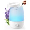 AROEVE 2,5L Riempimento dall'alto, Umidificatore Ambiente, 25 ore Autonomia | 28 dB, Diffusore di Oli Essenziali, 7 LED Regolabili, Emissione di Nebbia a Ultrasuoni 250 ml/h, per bebè, Piante & Casa