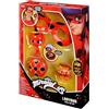 BANDAI - Miraculous Ladybug - Set di Trasformazione - Costume Ladybug - Maschera, Yoyo, Orecchini Tikki Kwami - Costume e accessori Miraculous - Giocattolo per bambini di 4 anni e più - P50604