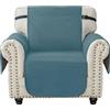 Ystyle Copridivano 1 Posto Con Braccioli, Copripoltrona Universale, Natalizio Copri Divano Antiscivolo, Sofa Cover Antigraffio, Copertura Divano Antimacchia, Salvadivano Per Gatto Cani, Verde