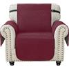 Ystyle Copridivano 1 Posto Con Braccioli, Copripoltrona Universale, Natalizio Copri Divano Antiscivolo, Sofa Cover Antigraffio, Copertura Divano Antimacchia, Salvadivano Per Gatto, Borgogna