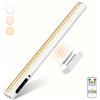 bravzurg Lampada da Tavolo Ricaricabile,4000mAh con Telecomando e Magnetica,Cucina | Lampada da Scrivania Senza Fili,Luce LED Sottopensile,Luci Tavolo Ricaricabile,per Armadio,Specchio Bagno,Muro,Monitor
