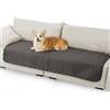 Bedsure Coperta Cane, Coperta per Cani Copertina Cane Impermeabile, Coperta Gatto Divano Pile Singolo (76x178cm, Grigio Scuro)
