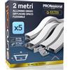Eurocali 5x Profilo Flessibile da 2 metri (10mt) in Alluminio per Strisce LED Copertura Opaca 18 x 6 mm - Barra per Strip LED, Dissipatore