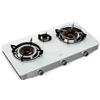 Klarstein Barzona Piano Cottura Gas, 3 Bruciatori, 8,45kW, Acciaio Inox e Vetro, Fornello a Gas Portatile con Accensione Piezoelettrica e Dispositivo Antifiamma, Set Completo con Tubi e Regolatori