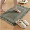 YSTELLAA Tappeto Bagno Antiscivolo Assorbente, 50x80cm, Verde Oliva | Tappeto Doccia In Microfibra Morbido, Adatto per Vasca, Doccia e WC
