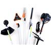 FUXTEC Multiutensile FX-MT252ER - 5in1 Decespugliatore Motore Da 52cc | Sistema versatile 5in1 - Svettatore inclinabile - Tagliasiepi - Prolunga da 1 metro inclusa - Comoda tracolla trasporto
