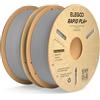 ELEGOO PLA+ Rapido Filamento 1.75mm Grigio 2KG | Alta Velocità 30-600 mm/s, Precisione Dimensionale +/- 0.02mm, Per la maggior parte delle Stampanti 3D