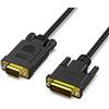 BENFEI Cavo da DVI-D a VGA, DVI-D 24+1 a VGA, maschio a maschio placcato oro cavo 3 metri