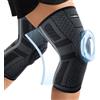 CAMBIVO Ginocchiera Ortopedica 2 Pezzi con Stabilizzatori Laterali in PMMA | Tutore Ginocchio, Ginocchiere Rotulea Compressive, Cuscinetto Rotuleo in Gel, Supporto Elastico per Menisco, Corsa e Palestra