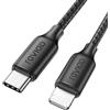 RAVIAD Cavo USB C a Lightning 2M [Certificato MFi] Cavo iPhone USB Tipo C | in Nylon Carica Rapida Caricatore per iPhone 14/13/13 Pro/13 Pro Max/12 Mini/11 Pro/11 Pro Max/11/SE 2020/XR/XS/X/8/8 Plus