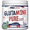 PROLABS - Glutammina in Polvere Solubile GLUTAMINE PURE, Integratore 100% Vegan Purissimo per Recupero, Rigenerazione e Mantenimento Massa Muscolare - Integratori Post Workout, Gusto Neutro, 300gr
