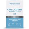 STARDEA Srl Collagene Marino idrolizzato con Zinco | Collagene in compresse | Collagene Marino di Tipo 1 | 60 Compresse | Idratazione e tonicità pelle | Integratore Capelli, Pelle, Unghie | STARDEA COLLAGENE 2500