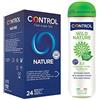 Control Natural Mix Cofanetto 24 Preservativi Classici e Gel Massaggio 3 in 1, 99,4% Ingredienti Naturali