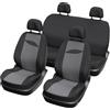 Carlinea XL Cover Set Fodere Auto Panchina Intera Non Frazionabile Nero ISOFIX