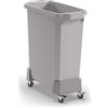 Durable Carrello DURABIN per Bidone 60L, 4 Ruote Girevoli, grafite, 334037 | Supporto per il trasporto rifiuti da interno ed esterno, portata 80 kg, polipropilene, agganciabile