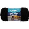 Utopia Crafts Super Chunky Blanket Jumbo Chenille Yarn 250g (Black)