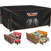 Enzeno Copertura per Mobili da Giardino Impermeabile,180x100x74cm,Resistente All'Inverno in Tessuto Oxford 420D,Rettangolare per Tavolo da Giardino