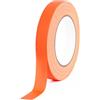 AYBUY Gaffer adesivo fluo, 19 mm x 25 m, 1 Rotolo Nastro Bagliore Luce Nera Uv, Nastro Tessuto Gaffer Neon per il Partito Art Craft Decorazioni di Halloween, Arancione fluorescente