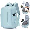 SZLX Zaino Ryanair 40x30x20 Sottovuoto con Pompa Bagaglio a Mano con porta scarpe Wizzair Zaino da Viaggio 40x20x25 Borse da Cabina per Easyjet 45x36x20 Borsa da Viaggio Porta PC 14 Pollici Donna Uomo