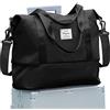 SEAFEW Borsone da Viaggio,Bagaglio a Mano 45x36x20 Easyjet Borsa da Viaggio | Borsa da Cabina Easyjet 45x36x20 Borsa Sportiva Borsone da Palestra da Weekend Borsa Ospedale Parto Espandibile,Nero