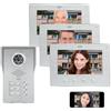 ELRO DV4000-3 Videocitofono WiFi-IP │ 3 Appartamenti │ Telecamera Full HD 1080P con Visione Notturna │ Cavo a 4 Fili │ 16 Suonerie