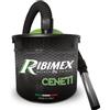 Ribimex Aspiracenere Elettrico Cenetì, con Filtro HEPA Lavabile, Bidone da 15 L, Potenza 800 W, Ideale per Aspirare Ceneri Fredde da Stufe, Caminetti e Barbecue - PRCEN009H