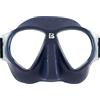 CRESSI dal 1946 - Force Mask - Maschera Lenti in Policarbonato e Facciale Morbido TPR per Snorkeling, Nuoto in Superficie Vacanze al Mare - Nero_Cinghiolo Elastico Nero - Taglia Unica